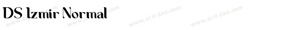 DS Izmir Normal字体转换
